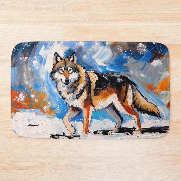 Item preview, Majestic Timber Wolf in Snow designed and sold by ChrisButler.