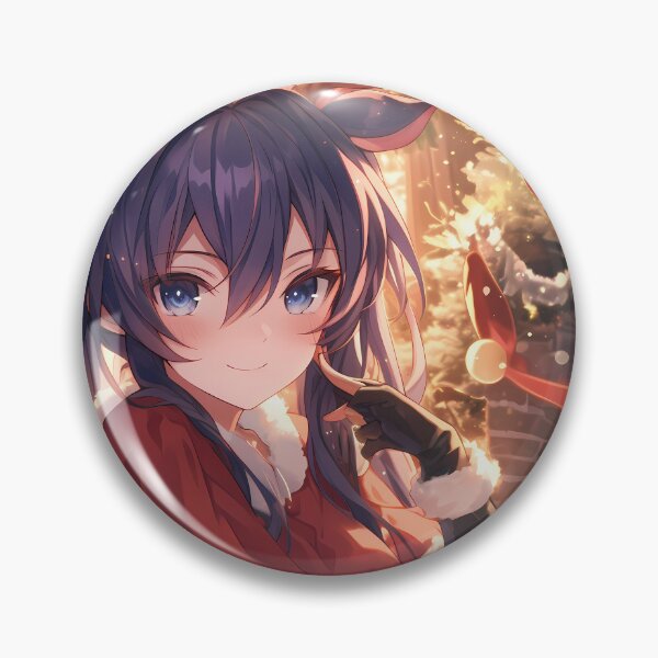 Item preview, Date Tohka Yatogami Christmas fantasy warmth glowing festive anime celebration designed and sold by thedarvills.