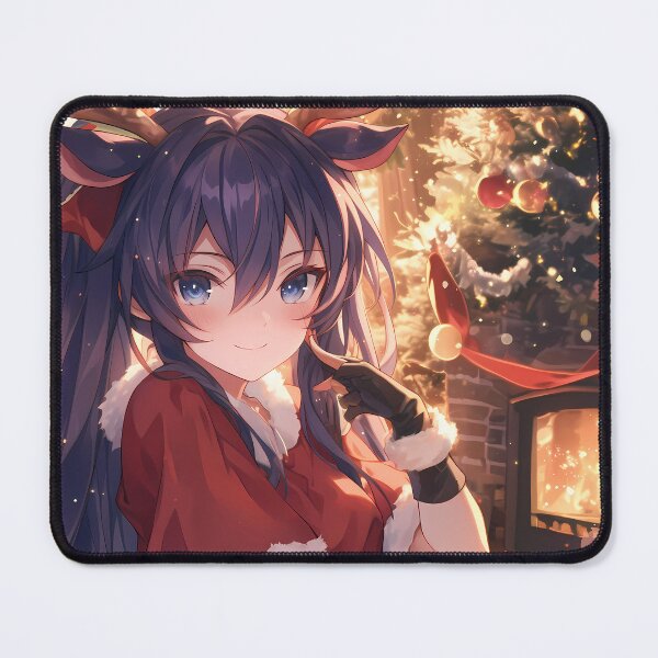 Item preview, Date Tohka Yatogami Christmas fantasy warmth glowing festive anime celebration designed and sold by thedarvills.