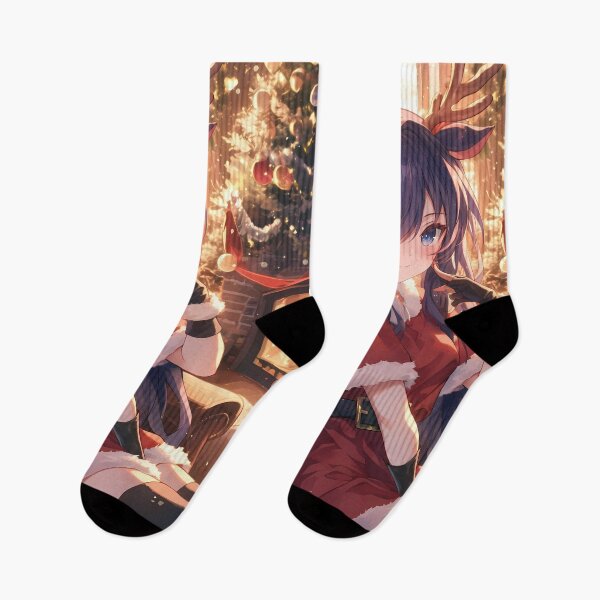 Item preview, Date Tohka Yatogami Christmas fantasy warmth glowing festive anime celebration designed and sold by thedarvills.