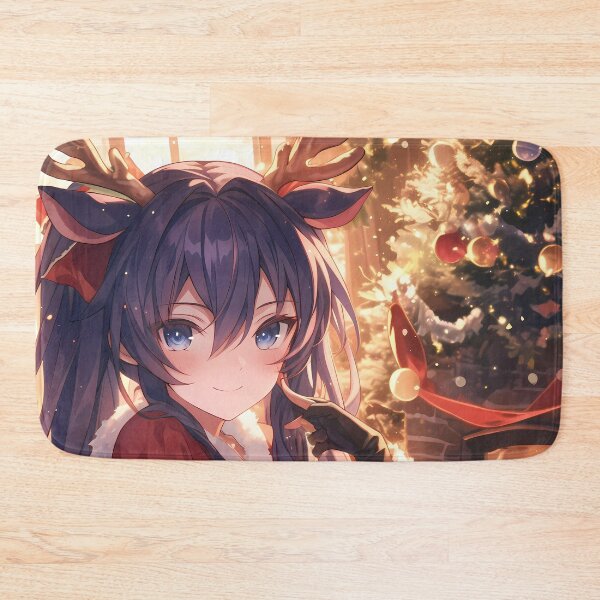 Item preview, Date Tohka Yatogami Christmas fantasy warmth glowing festive anime celebration designed and sold by thedarvills.