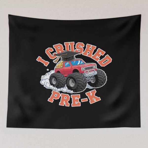 Item preview, I Crushed Pre-K Graduation Last Day of School  designed and sold by lilLilaBatArt.