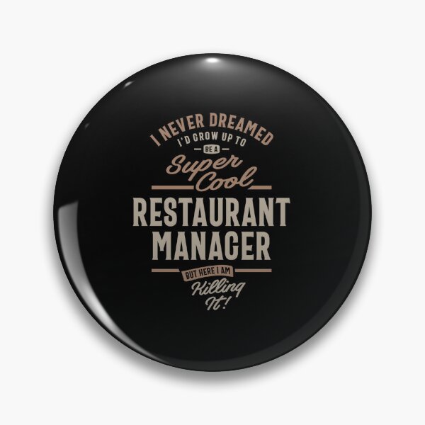 Item preview, Restaurant Manager Funny Job Title designed and sold by dobvztfnf41.