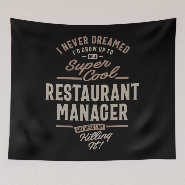 Item preview, Restaurant Manager Funny Job Title designed and sold by dobvztfnf41.