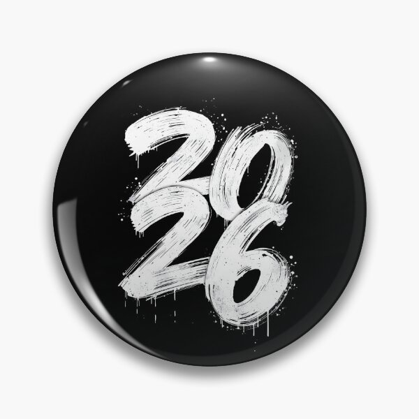 Item preview, 2026 White Grunge Paintbrush & Graffiti Drip - Urban New Year & Class of '26 designed and sold by FestivityFinds.
