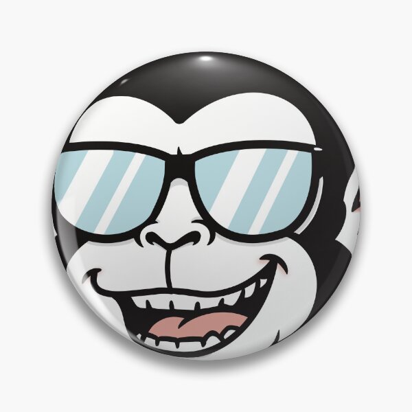 Item preview, Cool monkey with Sunglasses – Funny monkey Head Cartoo designed and sold by holywarter.