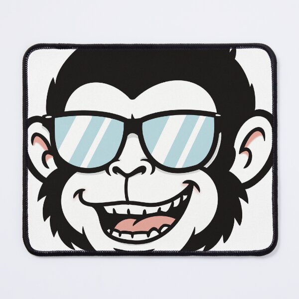 Item preview, Cool monkey with Sunglasses – Funny monkey Head Cartoo designed and sold by holywarter.