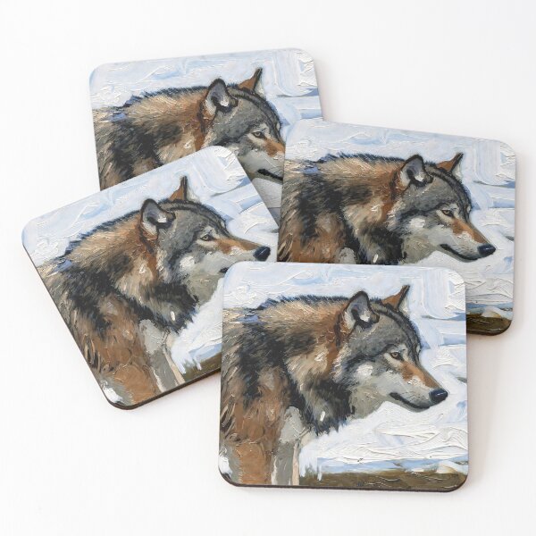 Item preview, Wild Wolf in Winter designed and sold by ChrisButler.