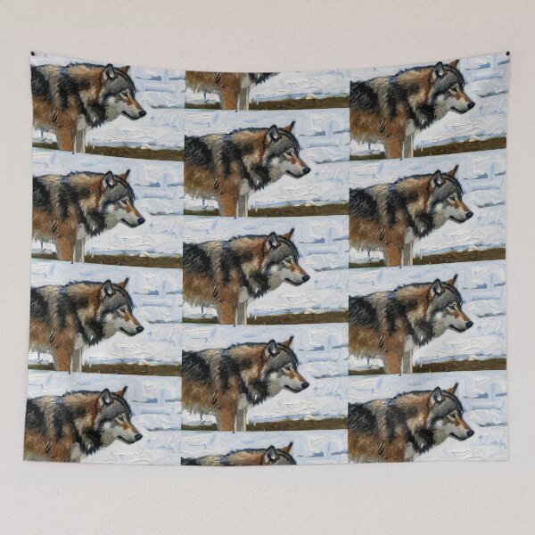 Item preview, Wild Wolf in Winter designed and sold by ChrisButler.