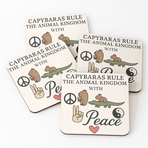Item preview, Capybaras Rule designed and sold by Fun-Pop-Shop.