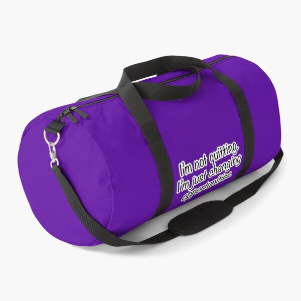 Item preview, I’m not quitting I’m just changing opportunities, purple background designed and sold by mntimg.