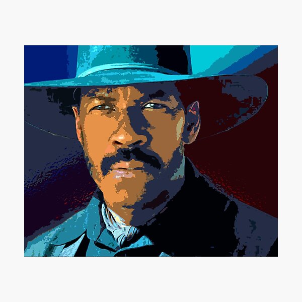 Denzel washington - magnificent 7 Photographic Print