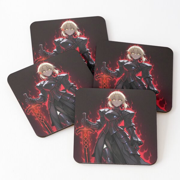 Item preview, Saber Alter Fate Stay Night Fiery Dark Anime Girl Power designed and sold by thedarvills.