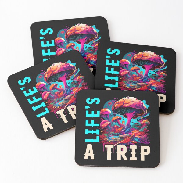 Item preview, Life's A Trip Mushroom Funny Trippy Mushroom designed and sold by markettathorn.