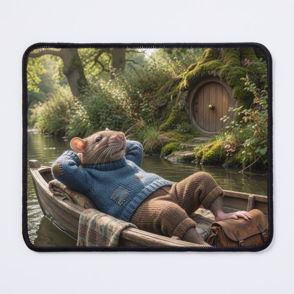 Item preview, Ratty Daydreaming on the River designed and sold by Tridentulus.