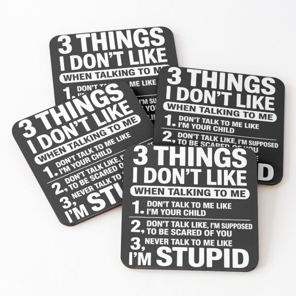 Item preview, 3 Things i Don't Like When Talking to me Don't Talk to me designed and sold by Eskomeranola.