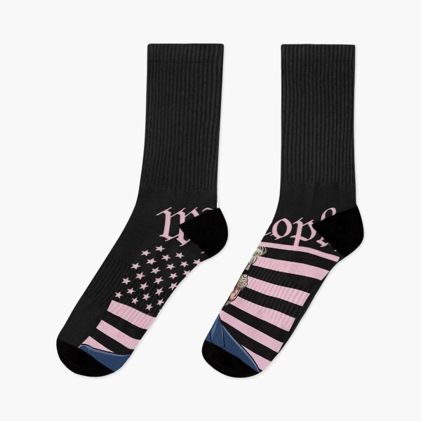 Item preview, 4th of July Funny Pink Trump Blowing Bubble Gum USA Flag designed and sold by Eskomeranola.