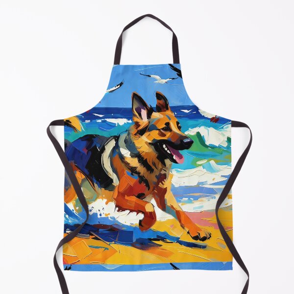 Item preview, German Shepherd Beach Chase designed and sold by ChrisButler.