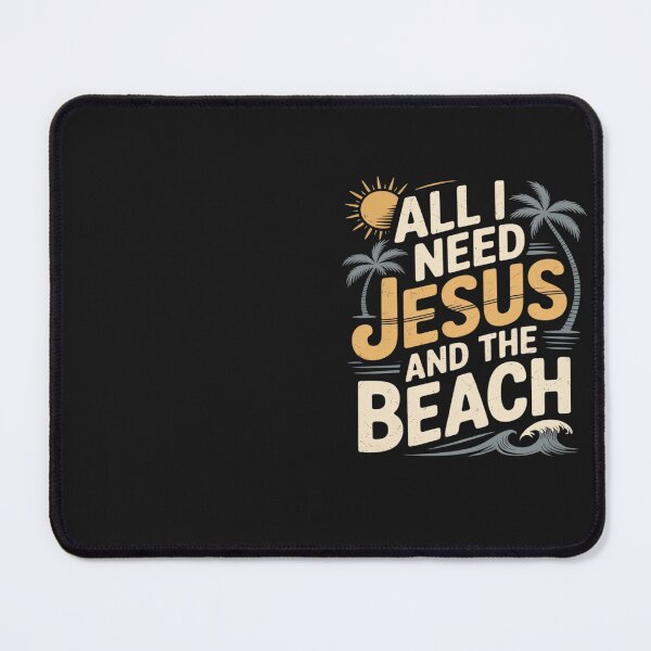 Item preview, All I Need Is Jesus And The Beach Christian Summer designed and sold by Eskomeranola.