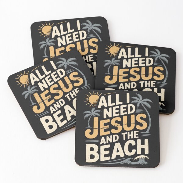 Item preview, All I Need Is Jesus And The Beach Christian Summer designed and sold by Eskomeranola.