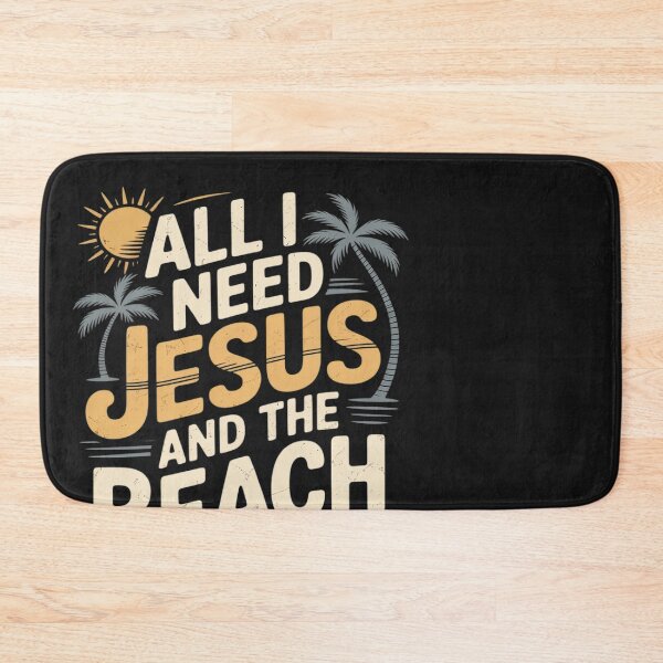 Item preview, All I Need Is Jesus And The Beach Christian Summer designed and sold by Eskomeranola.