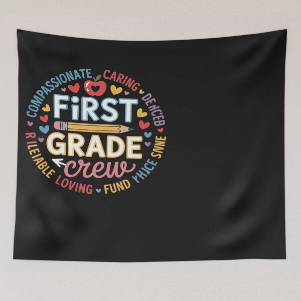 Item preview, Back to School First Grade Crew Teacher Squad Matching designed and sold by Eskomeranola.