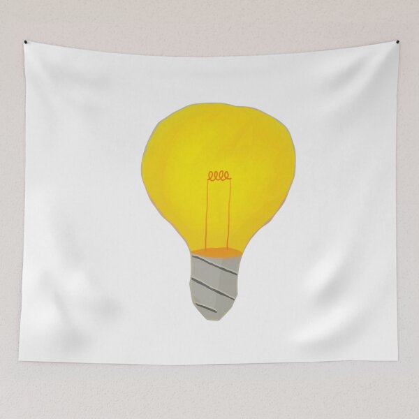 Item preview, Hand-drawn incandescent lightbulb designed and sold by quemilydesigns.