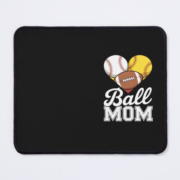 Item preview, Ball Mom Funny Baseball Softball Football Heart Premium designed and sold by Eskomeranola.