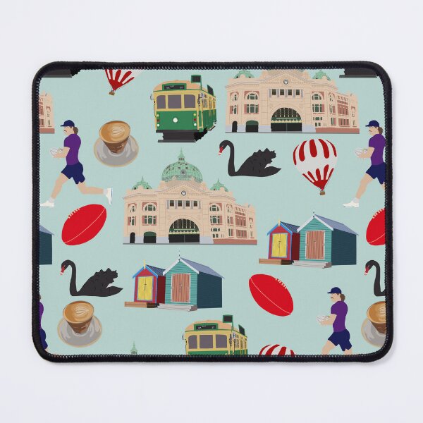 Item preview, Melbourne Flinders St Station Tram Coffee Football Brighton Beach boxes designed and sold by Lozzie Eliza Designs.