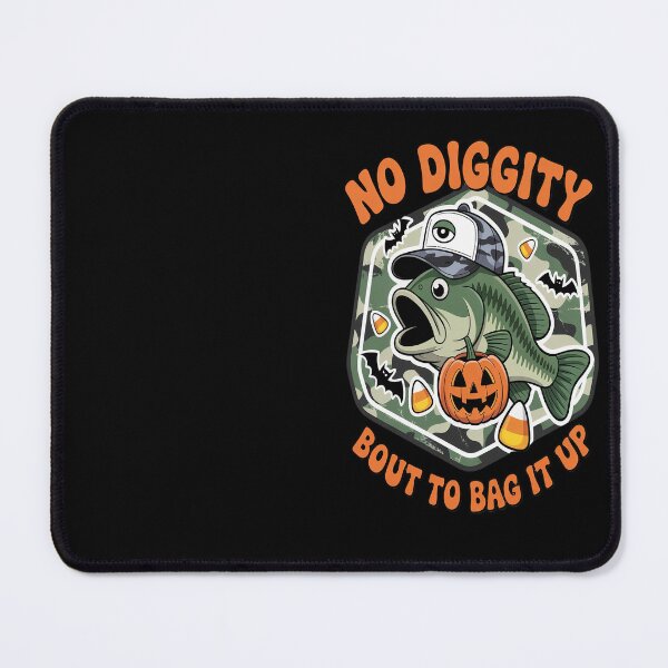 Item preview, Bass fishing Halloween No Diggity, bout bag it up designed and sold by Eskomeranola.