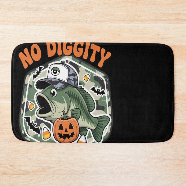 Item preview, Bass fishing Halloween  No Diggity, bout bag it up designed and sold by Eskomeranola.