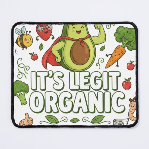Item preview, Don't Panic It's Legit Organic - Funny Gardening Art designed and sold by RainUlan53.