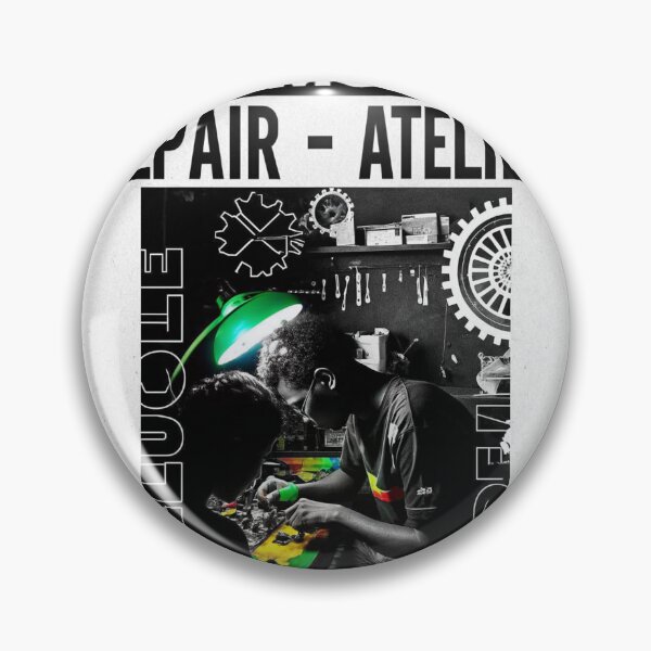 Item preview, Solarpunk Community Repair Atelier Workshop Art Print designed and sold by Raw-Ink.
