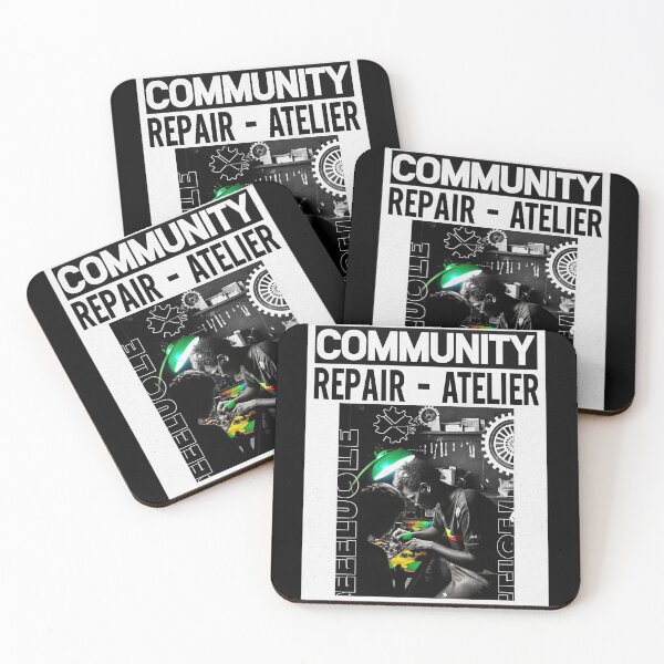 Item preview, Solarpunk Community Repair Atelier Workshop Art Print designed and sold by Raw-Ink.