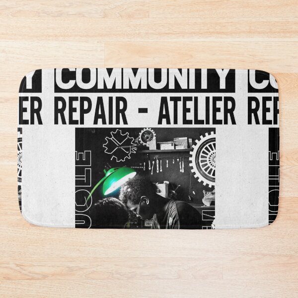 Item preview, Solarpunk Community Repair Atelier Workshop Art Print designed and sold by Raw-Ink.