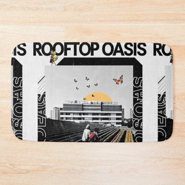 Item preview, URBAN ROOFTOP OASIS: Solarpunk Vision Art Print designed and sold by Raw-Ink.