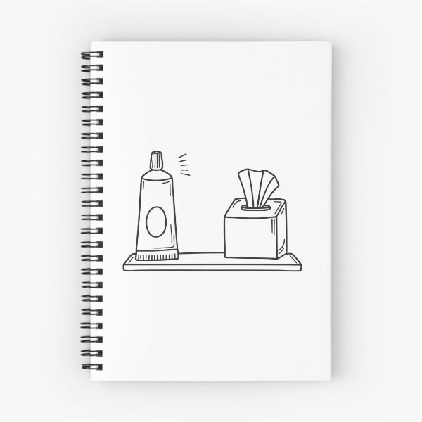 Item preview, A toothpaste resting beside a tissue box on the shelf designed and sold by rasagamastore.