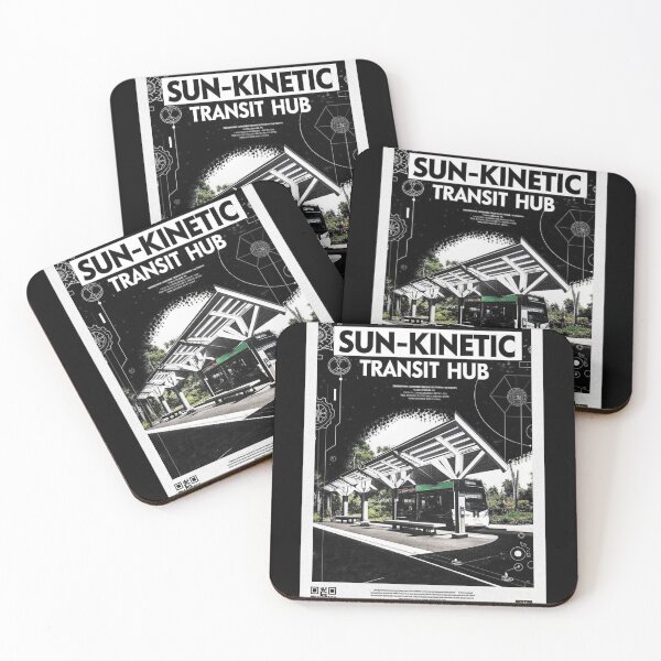 Item preview, Sun-Kinetic Transit Hub Solarpunk Future Vision Poster designed and sold by Raw-Ink.