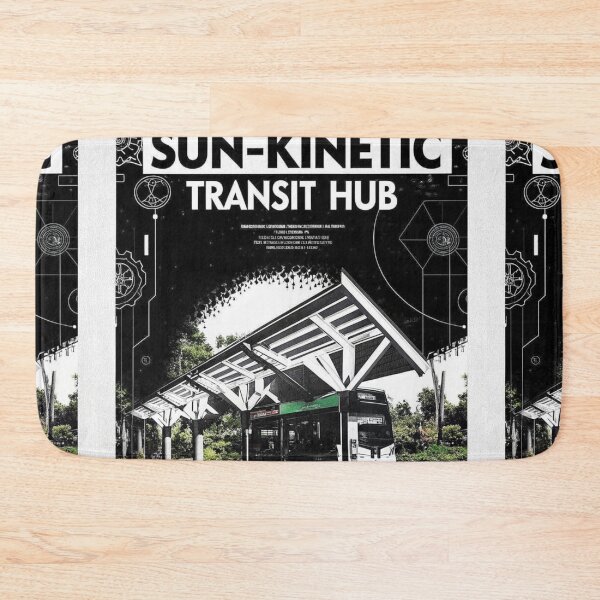 Artikelvorschau, Sun-Kinetic Transit Hub Solarpunk Future Vision Poster entworfen und verkauft von Raw-Ink.