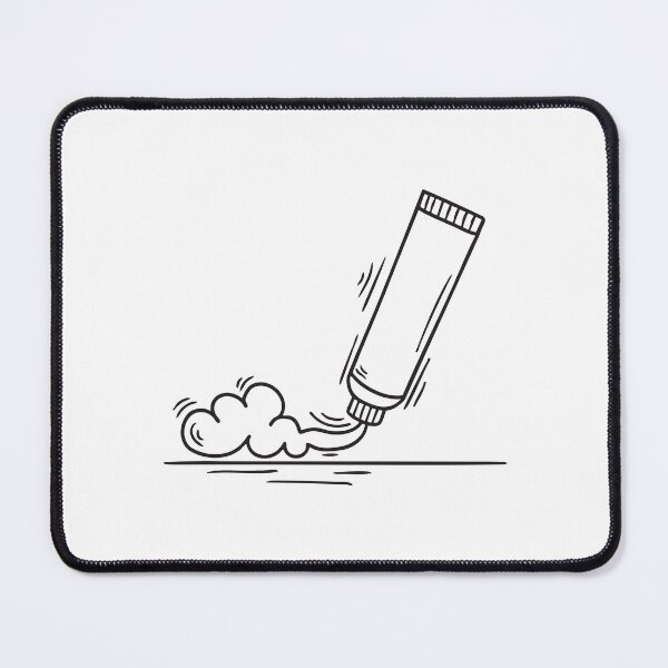 Item preview, A toothpaste tube lying next to a foam trail designed and sold by rasagamastore.