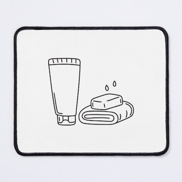 Item preview, A toothpaste tube near a soap bar and towel designed and sold by rasagamastore.