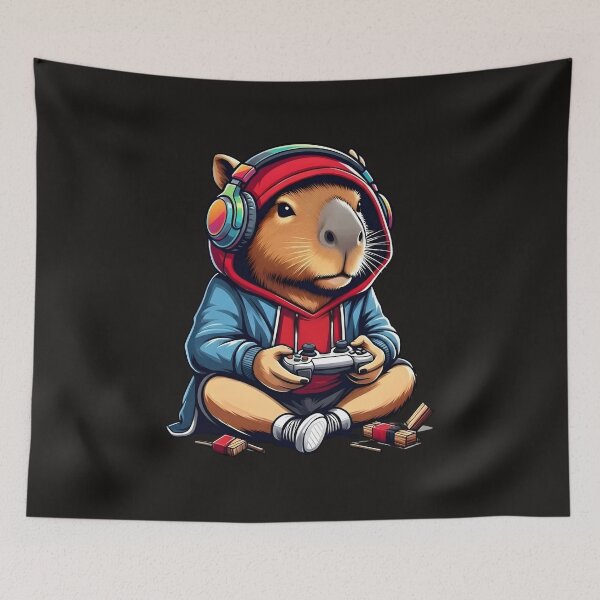 Item preview, Funny Six Seven Bruh Capybara Meme Graphic Capybara Gaming designed and sold by ArmyAbodo.