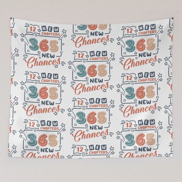 Item preview, 12 New Chapters, 365 New Chances, New Year designed and sold by ArtOfPunii.