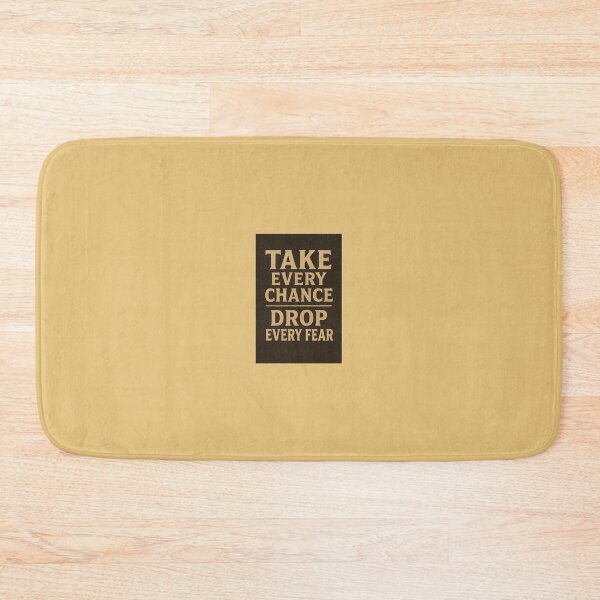 Item preview, Take Every Chance Drop Every Fear – Vintage Motivational Typography T-Shirt designed and sold by NomadUSArt.