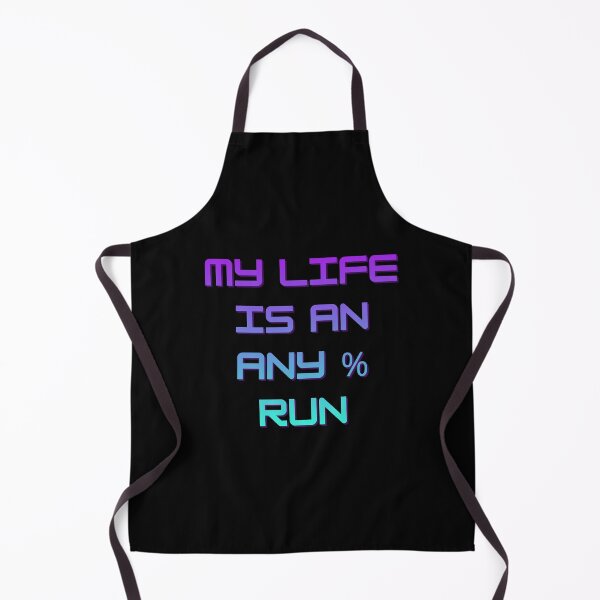 Item preview, Neon Cyber Speedrun Quote – My Life Is an Any% Run designed and sold by PHRASEandSTYLE.