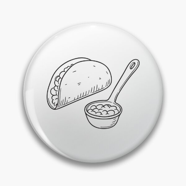 Item preview, A tortilla beside a ladle of beans designed and sold by rasagamastore.