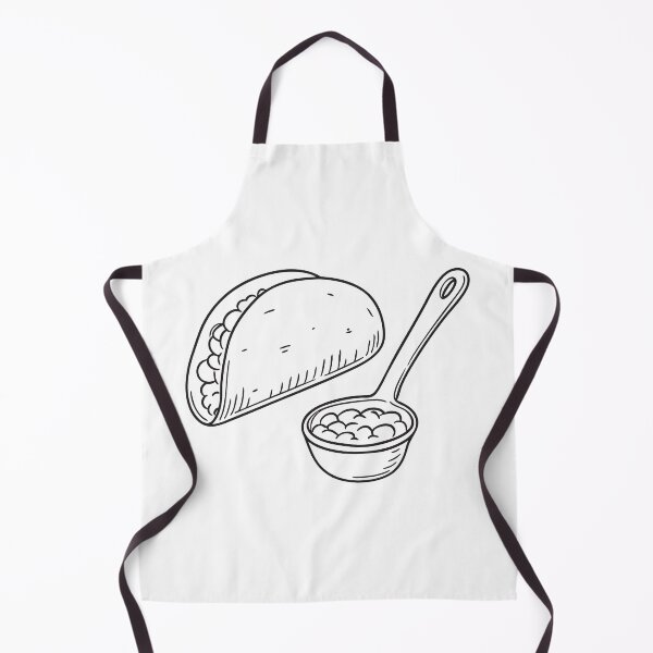Item preview, A tortilla beside a ladle of beans designed and sold by rasagamastore.