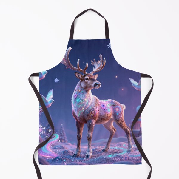 Item preview, Reindeer in Lights designed and sold by Pebbledrops.