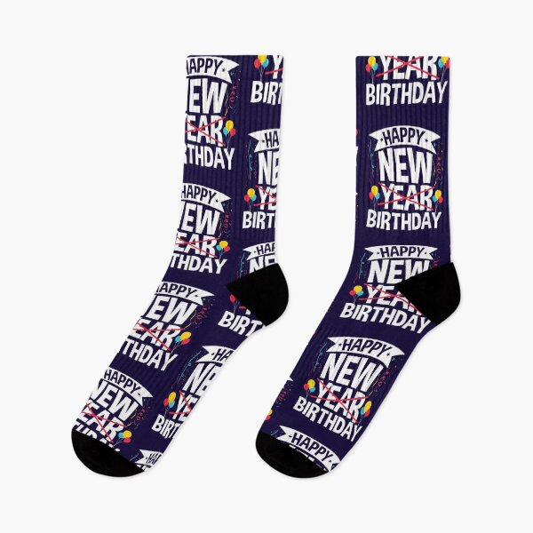 Item preview, Happy New Birthday Born On New Year's Day designed and sold by jaygo.