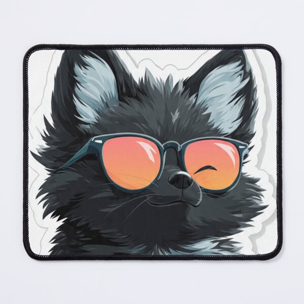 Item preview, Cool Black FOX in Sunset Sunglasses designed and sold by ChinzorigBAY.